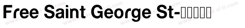Free Saint George St字体转换